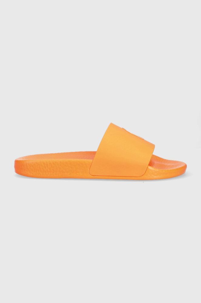 Шльопанці Polo Ralph Lauren Polo Slide чоловічі колір помаранчевий 809892945005