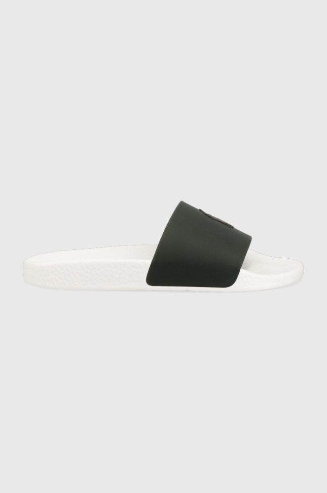 Шльопанці Polo Ralph Lauren Polo Slide чоловічі колір чорний 809892946003