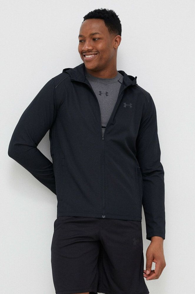 Бігова куртка Under Armour Storm колір чорний