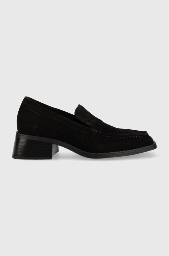 Замшеві мокасини Vagabond Shoemakers BLANCA жіночі колір чорний на платформі 5417.640.20