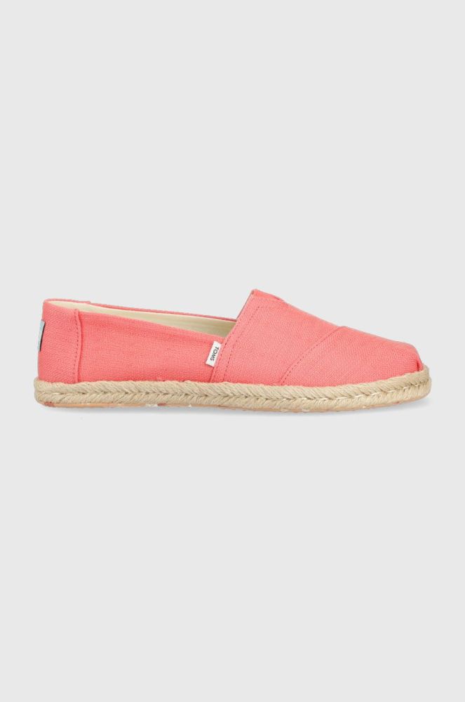 Еспадрилі Toms Alpargata Rope колір рожевий 10019799