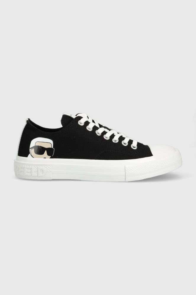 Кеди Karl Lagerfeld KAMPUS III жіночі колір чорний KL60316