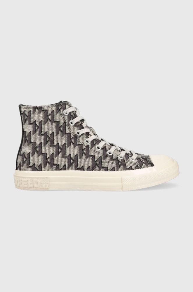 Кеди Karl Lagerfeld KAMPUS III чоловічі колір сірий KL50343