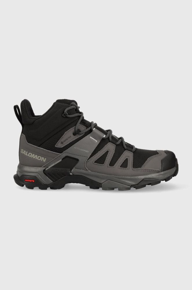 Черевики Salomon X Ultra 4 Mid GTX чоловічі колір чорний
