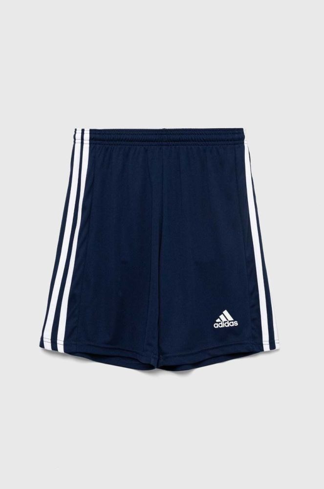 Дитячі шорти adidas Performance колір синій регульована талія