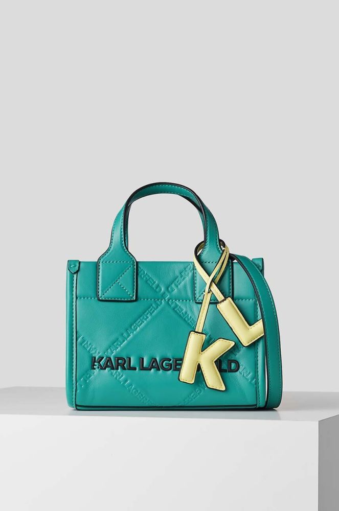Сумочка Karl Lagerfeld колір зелений (3354956)