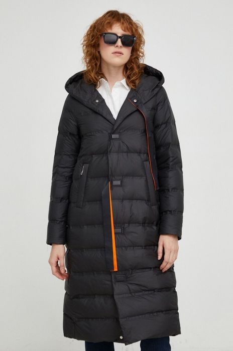 Пухова куртка Answear Lab жіноча колір чорний перехідна (3635702)