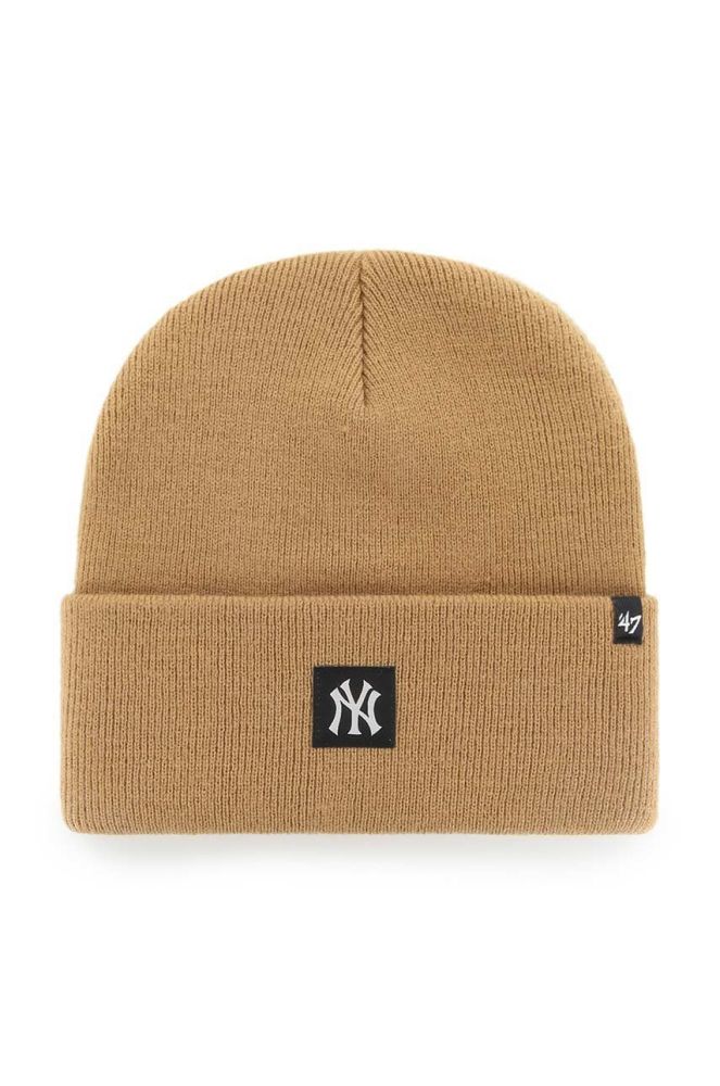 Шапка 47brand Mlb New York Yankees колір помаранчевий (2810369)